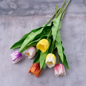 MW08518 Tulipán de flores artificiales Flores e plantas decorativas realistas