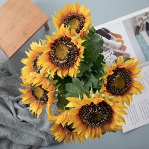 DY1-2192 Sztuczny bukiet kwiatów Słonecznik Realistyczna dekoracja imprezowa