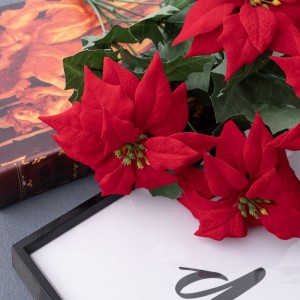 DY1-2598 Dekoracja świąteczna Kwiat bożonarodzeniowy Wysokiej jakości bożonarodzeniowe dekoracje