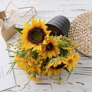 DY1-2739 Bonsai Sunflower မင်္ဂလာပွဲ အလှဆင်ခြင်း အရောင်းရဆုံး