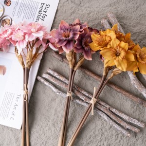 CL77521 Ram de flors artificials Narcisos Centres de taules de casament d'alta qualitat