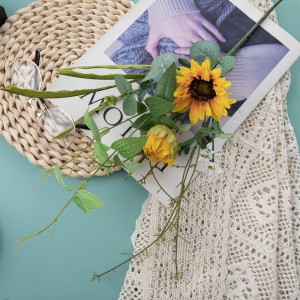 DY1-3605 Artificial Flower Bouquet Sunflower High quality Wedding Centerpieces