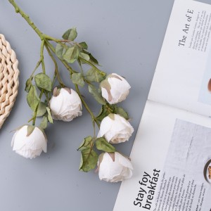 DY1-4480 פרח מלאכותי ורד מכירת חמה קישוט חתונה