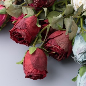 DY1-4480A Artificial Flower Rose Popular Silk Flowers