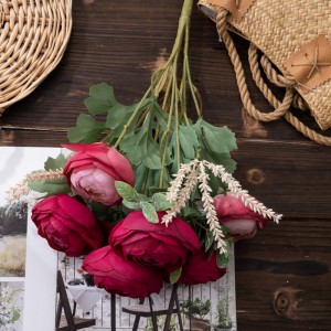 DY1-4581 Buket umjetnog cvijeća Ranunculus Popularni vrtni ukras za vjenčanje