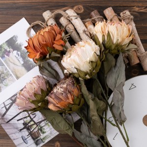 DY1-5246 Izravna prodaja tvornice umjetnog cvijeća Protea Središnji dijelovi vjenčanja