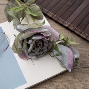 DY1-5308 Fiore artificiale Rosa Vendita diretta in fabbrica Fiori e piante decorativi