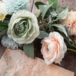 DY1-5368 ດອກໄມ້ທຽມ Ranunculus ຂາຍຮ້ອນ Centerpieces Wedding
