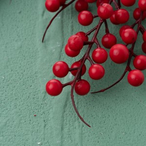 DY1-5501 ດອກໄມ້ທຽມ Berry Christmas berries ຮ້ອນຂາຍຕົບແຕ່ງງານບຸນ