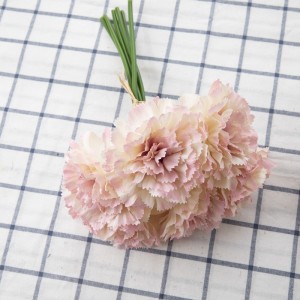 DY1-5656 مصنوعی پھولوں کے گلدستے کارنیشن سستے باغ کی شادی کی سجاوٹ