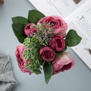 DY1-5671 זר פרחים מלאכותי ורד רקע קיר פרחים למכירה חמה