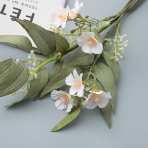 DY1-6090 mākslīgo ziedu pušķis ar orhideju, populāri svētku rotājumi