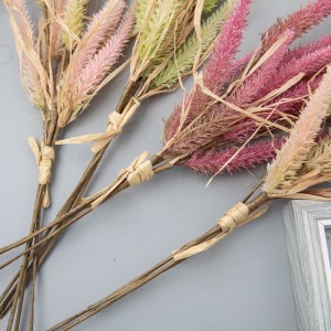 DY1-6348 Трева опашка од растение со вештачко цвеќе Евтини цветни ѕидни заднини