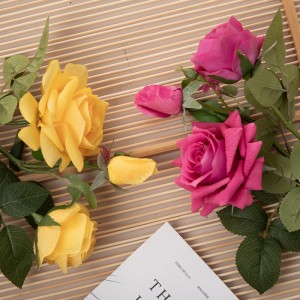 MW59607 Sztuczny kwiat róży Fabryka sprzedaż bezpośrednia Dostawa ślubna