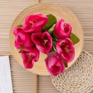 MW59618 인공 꽃 꽃다발 튤립 뜨거운 판매 장식 꽃