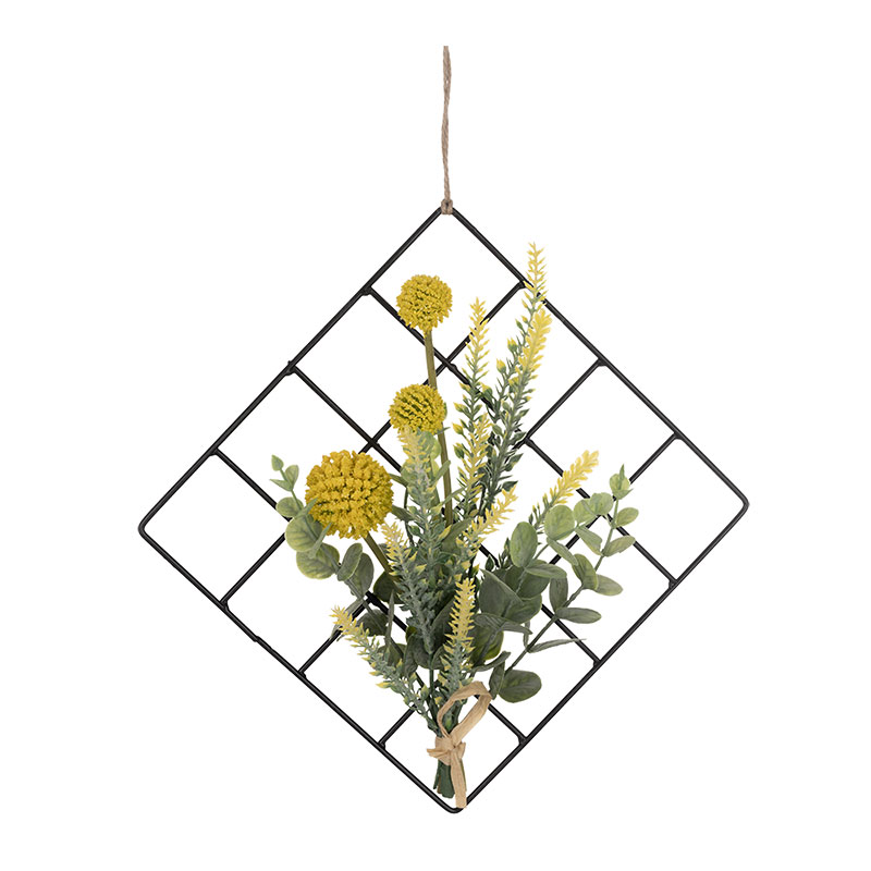 CF01045 Τεχνητό λουλούδι σε τοίχο Acantho Sphere New Design Αναλώσιμα γάμου
