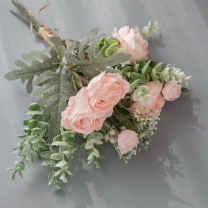 CF01118 Artificial Lotus Bouquet ການອອກແບບໃຫມ່ຂອງປະທານແຫ່ງວັນ Valentine ຂອງສວນການຕົກແຕ່ງ Wedding