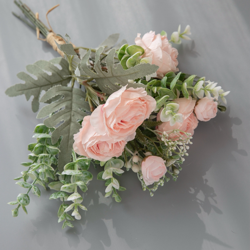 CF01118 Buchet de Lotus Artificial Design Nou Cadou de Ziua Îndrăgostiților Decorare Nuntă Grădină