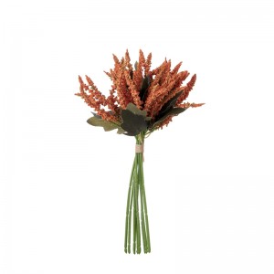 CL51530Букет со вештачко цвеќе, опашка трева, висококвалитетна заднина со цвеќиња за забава