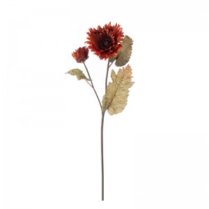 CL77519 Dirbtinių gėlių aguonos Aukštos kokybės dekoratyvinės gėlės ir augalai