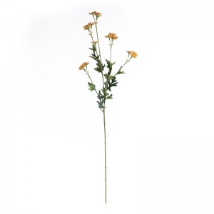 CL51506 Mākslīgo ziedu krizantēma Augstas kvalitātes dekoratīvs zieds