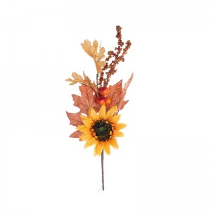 CL54653 Buquê de flores artificiais de girassol flor decorativa de venda quente
