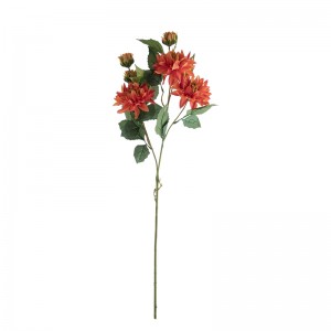 DY1-5380 kunstlillede dahlia kuum müüdav lille seina taust