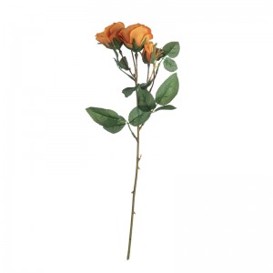 DY1-5717 مصنوعي گل گلاب حقيقي آرائشي گل ۽ ٻوٽا