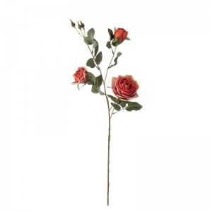 DY1-5898 ดอกไม้ประดิษฐ์ดอกกุหลาบดีไซน์ใหม่ตกแต่งเทศกาล