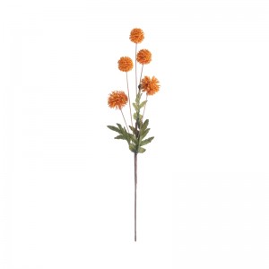 DY1-6333A mākslīgo ziedu augu akantosfēras populārs ziedu sienas fons