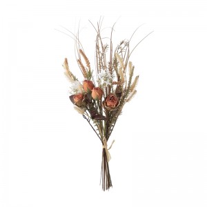 DY1-6368 Ρεαλιστικές εορταστικές διακοσμήσεις τριαντάφυλλου τεχνητού λουλουδιού