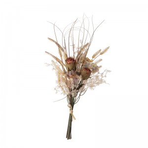 DY1-6369 buket umjetnog cvijeća ruža novi dizajn vrtna svadbena dekoracija