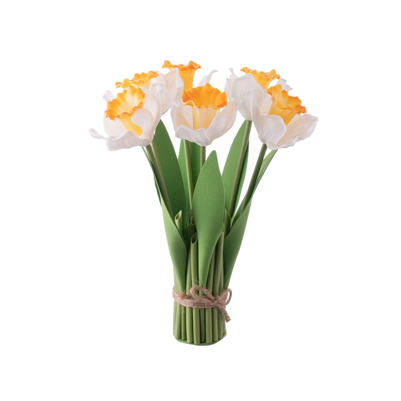MW54503 Жасалма гүл букет Daffodil Жаңы дизайн Майрамдык жасалгалар
