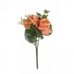 МВ55702 Вештачки цвет ружа Јефтини цвет зидне позадине