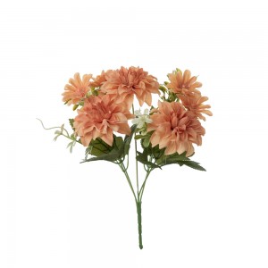 MW55717 ხელოვნური ყვავილების თაიგული Dahlia რეალისტური დეკორატიული ყვავილები და მცენარეები