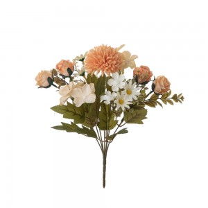 MW55722 Dirbtinių gėlių puokštė Strobile Aukštos kokybės vestuvių dekoracija