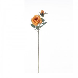 MW55739 مصنوعي گل گلاب گرم وڪرو آرائشي گل