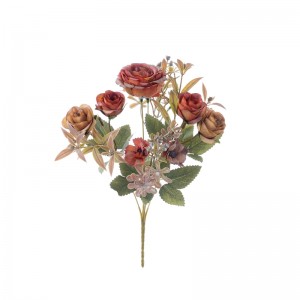 MW55745 ດອກໄມ້ທຽມ Bouquet Rose ໂຮງງານຜະລິດຕົບແຕ່ງພັກໂດຍກົງ