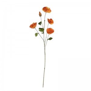 CL51517 زهرة الخشخاش الاصطناعية زهور ونباتات الزينة بالجملة