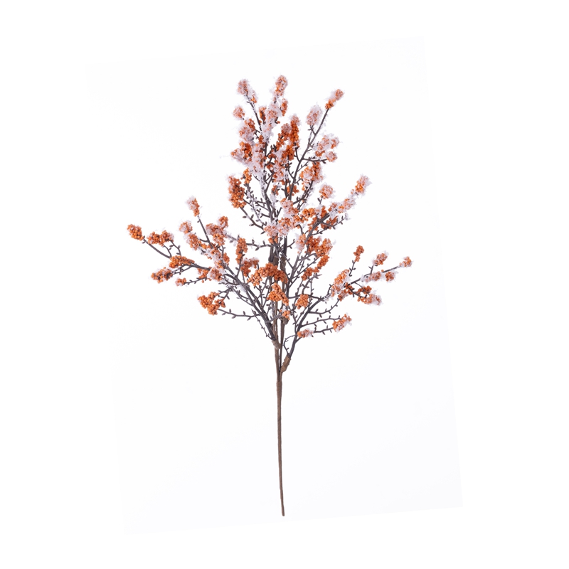 CL55527 Plante à fleurs artificielles Fleur décorative réaliste Pics de Noël