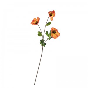CL59503 Rosella de flors artificials Flors i plantes decoratives populars