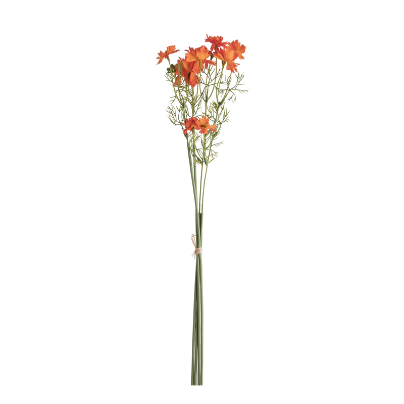 CL63533 ดอกไม้ประดิษฐ์ช่อดอกไม้เบญจมาศคุณภาพสูงดอกไม้ฉากหลังผนัง