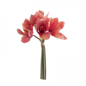 CL63534 Artificial Flower Bouquet Orchid ທີ່ນິຍົມຕົກແຕ່ງສວນແຕ່ງງານ