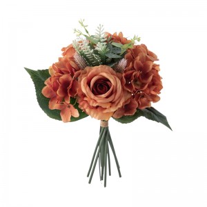 CL04515 Ram de flors artificials Rosa Decoració de festes d'alta qualitat