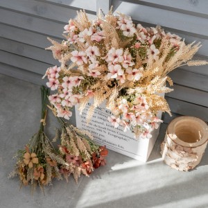 DY1-4389 卸売人工ミニドライ野生の花と植物の花束