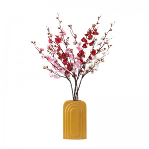 MW36860 Vacker plommonblomning konstgjord blomma med äkta touch för hembröllopsfest