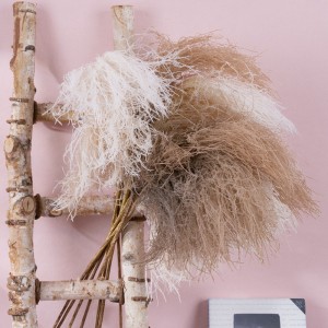 MW89004 Artificial Flower Reed Grass Faux Pampas Grass Whiskers for Wedding Flowers Home Table Boho Decor