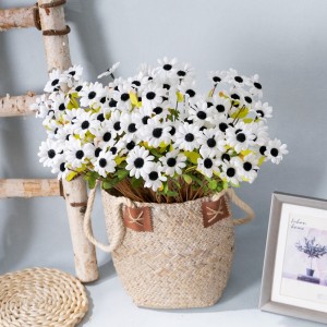 YC1107 Gerber Bunga Buatan Daisy Putih Kecil Bunga Liar Musim Semi Palsu untuk Dekorasi Pernikahan Dekorasi Rumah