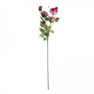 MW69514 مصنوعي گل ڪيميليا گلاب اعليٰ معيار جا ريشمي گل