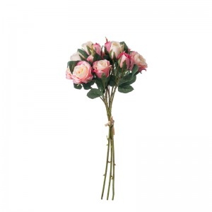 DY1-5784 Kunstig blomsterbuket Rose Factory Direkte salg Bryllup Supply